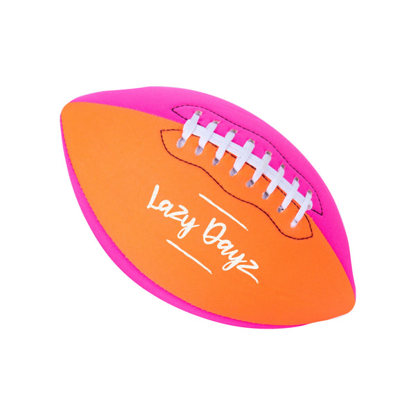 Inflated Contrast Color Neoprene American Football