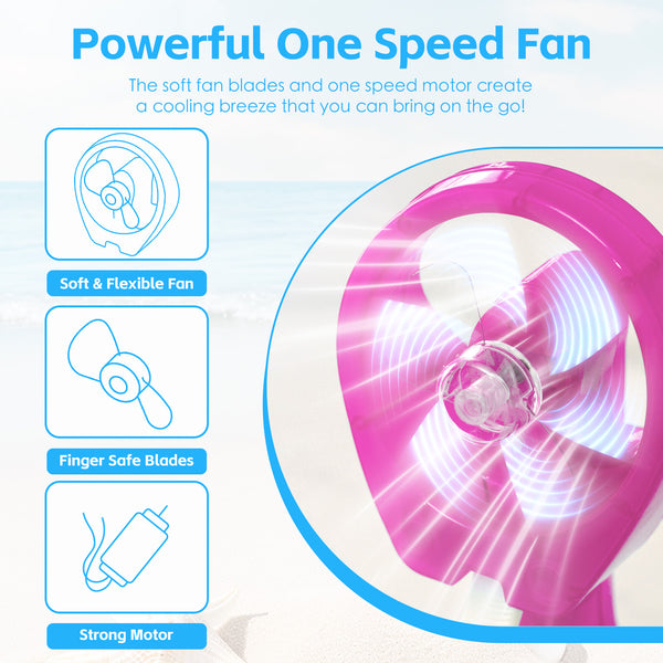Handhold Battery Powered Personal Water Spray Fan