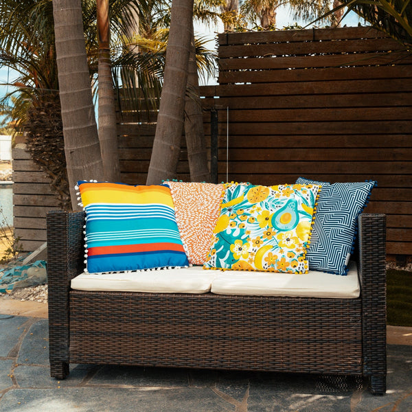 Lazy Dayz outdoor cushion Set of 4 LazyDayz Waterproof Outdoor Cushions